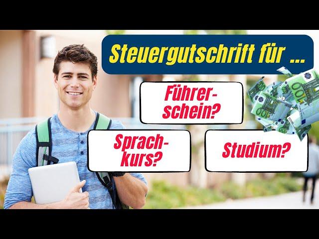 Ausbildungskosten steuerlich geltend machen