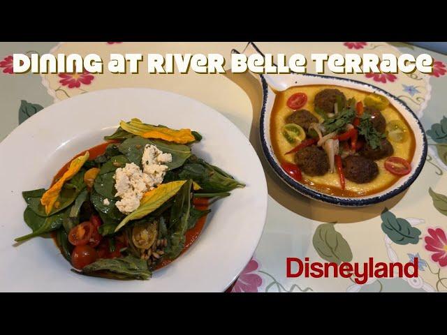 Dinner Date at Riverbelle Terrace in Disneyland: Trying their Plant Based Menu