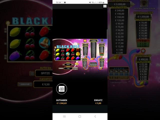 Black Hole 5 Euro Fach Moneymaker84 Online Casino  Moneymaker84, Merkur Magie, Novoline, gambling,