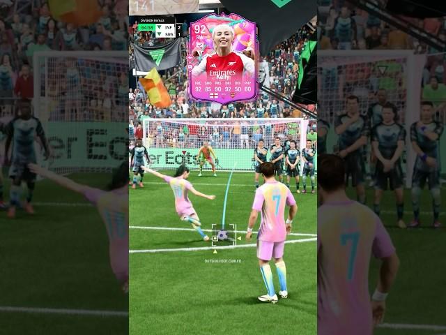 Easy POWER FREE KICK (tutorial) w/ CHLOE KELLY 󠁧󠁢󠁥󠁮󠁧󠁿 #fut #fifa #fc25