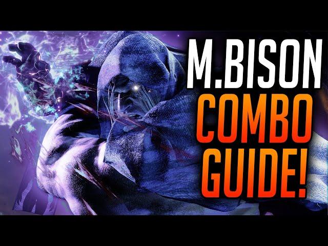 Street Fighter 6 M. BISON COMBOS! Complete Starter Guide