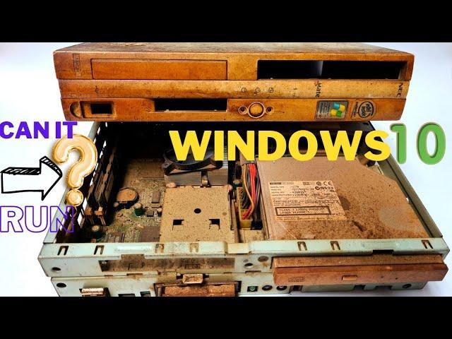 20 Years abandoned in the kitchen ? - Tiny Pc NEC Restoration - Does it run with Windows 10?