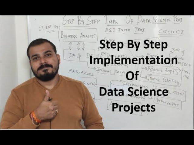 Step By Step Understanding Of Implementing Data Science Project