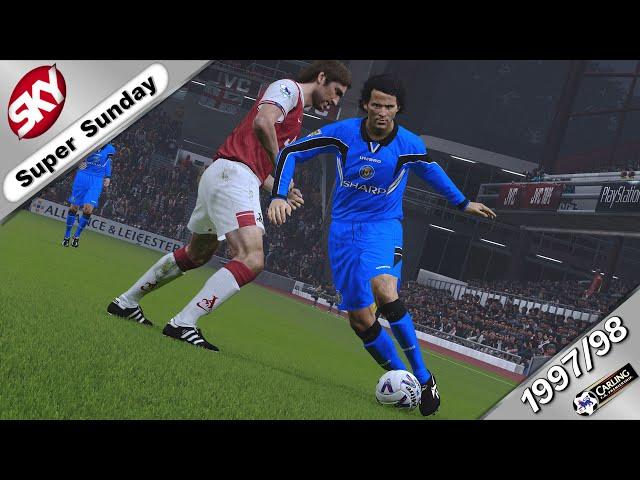 Arsenal v Man Utd | Ford Super Sunday | FA Carling Premiership 97/98 [PES 2021]