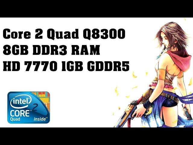 INTEL CORE 2 QUAD Q8300 + AMD HD 7770 [50€/50$ "GAMING" PC] - 2022 GAME TESTS