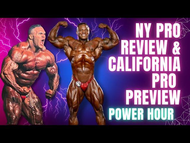 NY Pro Review & California Pro Preview Show Power Hour 9 with Ron Harris & Giles Tiger Thomas