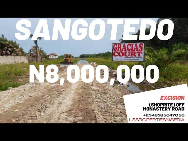 GRACIAS COURTS, GOVT. EXCISION LAND FOR SALE BEHIND NOVAREMALL, MONASTRY ROAD, SANGOTEDO.