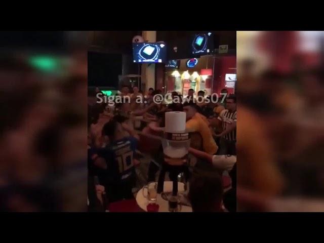 Pelea en un Bar por el Clásico Regio #118 (Monterrey vs Tigres)