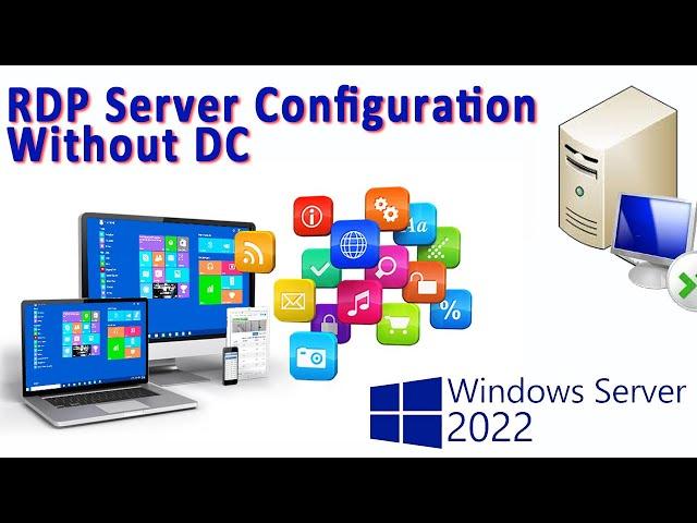 rdp server configuration windows 2022 server without dc
