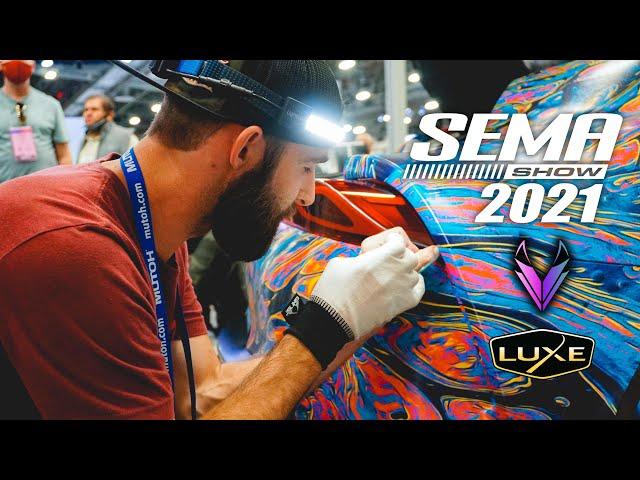 Luxe & WrapSesh at SEMA 2021! Toyota Supra- GOOPRA Wrap & LightWrap Clear