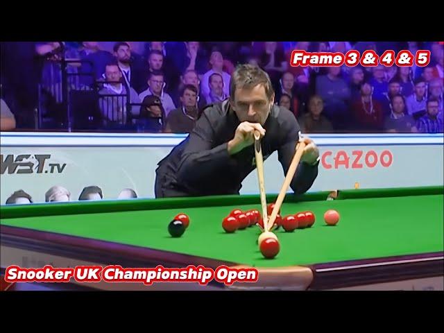 Snooker UK Championship Open Ronnie O’Sullivan VS Mark Williams ( Frame 3 & 4 & 5 )