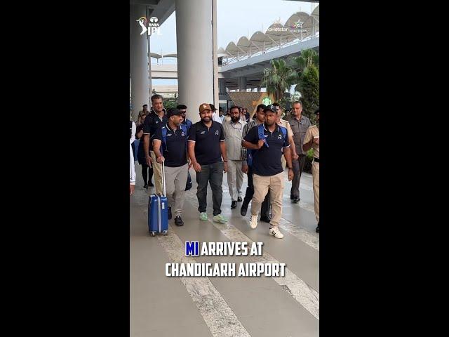 Aala Re Aala! The MI Paltan Has Arrived in Chandigarh for the #IPLPlayoffs!