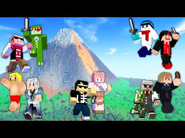 【ドズル社×カラフルピーチ】無人島で秘宝を手に入れろ！【マイクラコラボ】