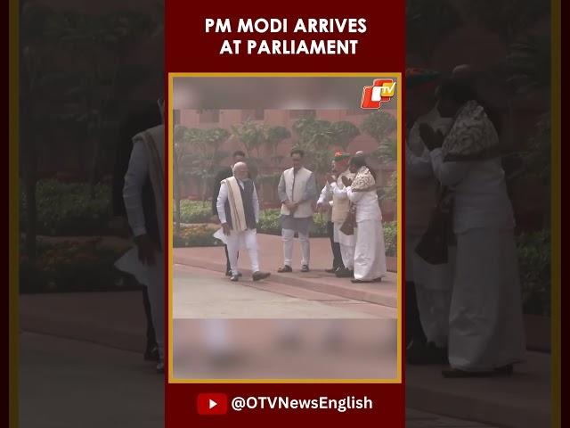 Parliament Winter Session: PM Narendra Modi Arrives Ahead Of Commencement Of Winter Session