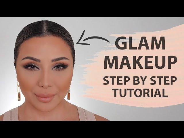 GLAM MAKEUP TUTORIAL IN DETAIL FOR BEGINNERS 2021 | NINA UBHI