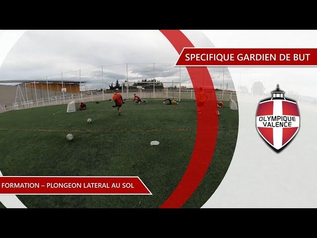 Entrainement Spécifique Gardien de But Plongeon au Sol | Goalkeeper Training