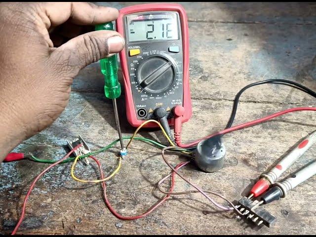 12 V dc fan regulator Circuit Lm317|2n3055