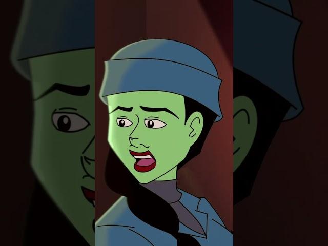 Wicked, but it’s animated #wicked #wickedthemusical #elphaba