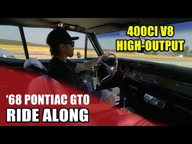 Bodycam RIDE ALONG in a 1968 Numbers-Matching GTO (400ci V8 Sound)