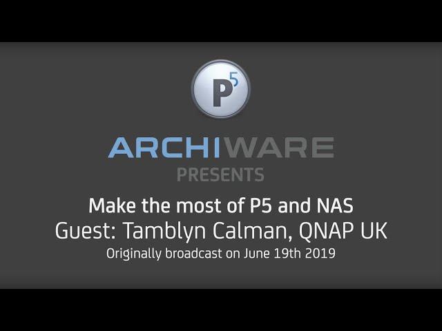 Archiware Webinar Wednesday -  Make the most of P5 and QNAP NAS