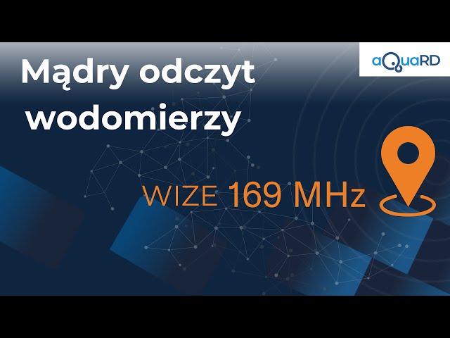 Mądry odczyt wodomierzy Wize 169MHz