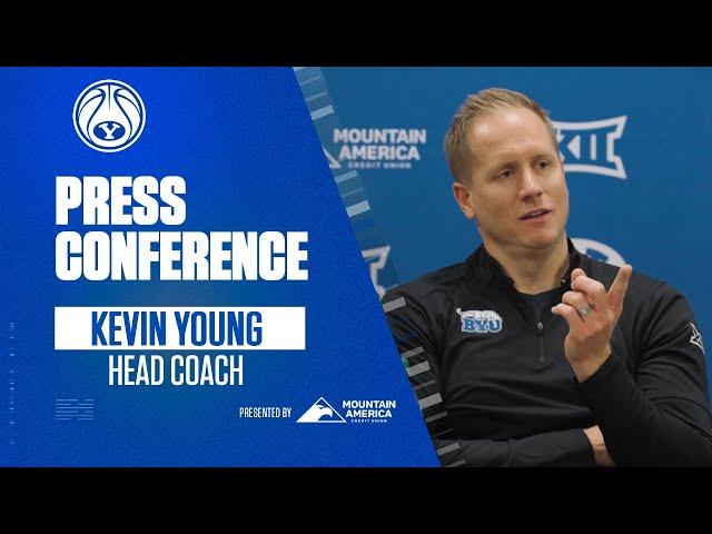 Kevin Young | BYU Men's Basketball | Postgame | Queens | November 13, 2024