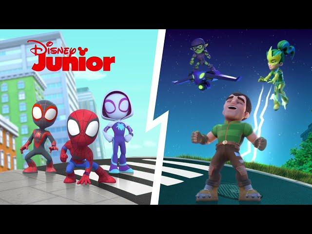 Heroes & Villains | Spidey and His Amazing Friends ️ | Disney Junior Arabia