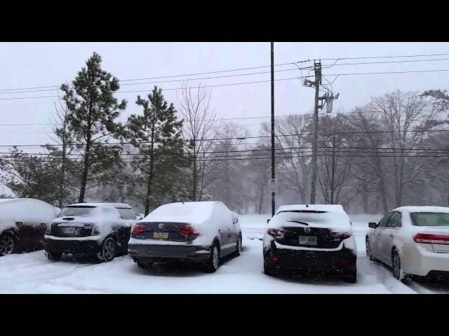 Snow in Egg Harbor Township NJ