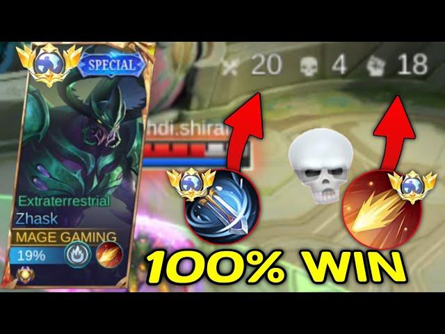 INCREASE DAMAGE WITH ZHASK NEW HIGH WINRATE BUILD !! TOP GLOBAL ZHASK BUILD  ! TIP & TRICKS ! MLBB