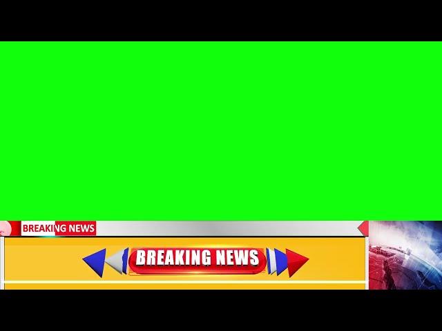 Breaking News Frame Green Screen ️ Free Lowerthirds