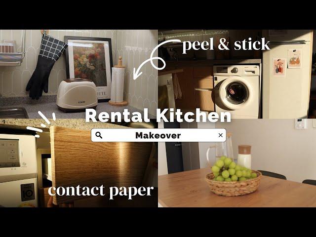 Rental Friendly Kitchen Makeover + DIY cabinets in my Small Apartment in Seoul, Korea