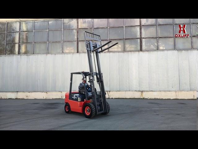 Дизельный погрузчик OXLIFT FD 25T 2,5т 3м. Обзор