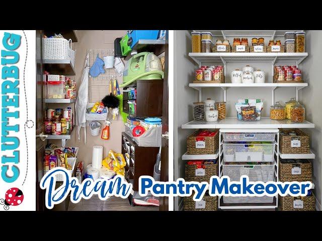 My DREAM Pantry Makeover! Before & After Organization  