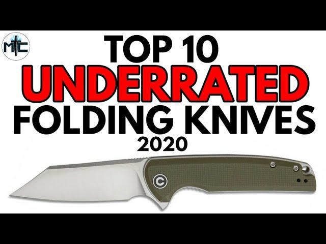 Top 10 EXTREMELY Underrated Folding / Automatic Knives - Updated August 2020