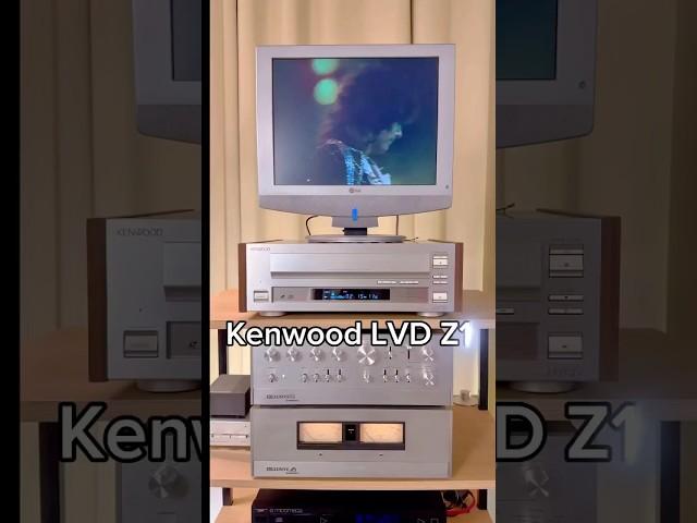 KENWOOD LVD-Z1 LaserDisc Player | Space-Age Design Meets Vintage Tech #shorts