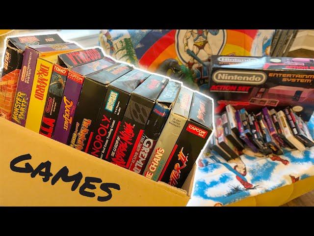 This Sale Was LOADED With Retro Video Games And Toys!