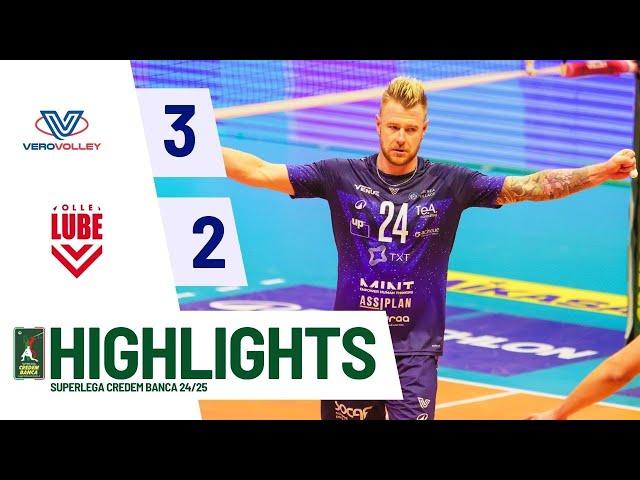 Vero Volley Monza vs. Cucine Lube Civitanova - Superlega Credem Banca VBTV Match Highlights