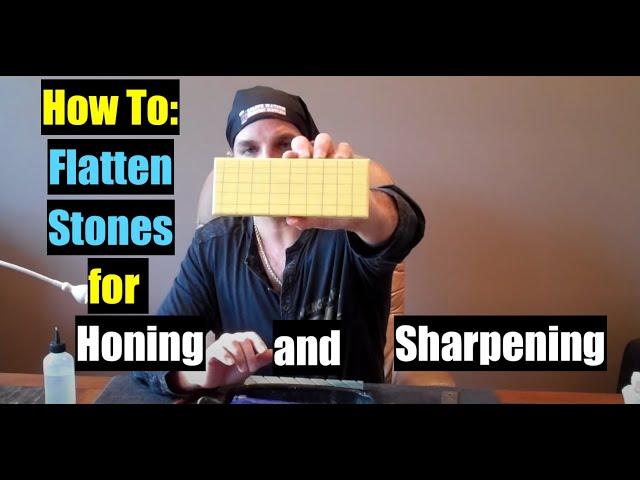 How To Flatten Water Stones for Razor and Knife Sharpening and Honing