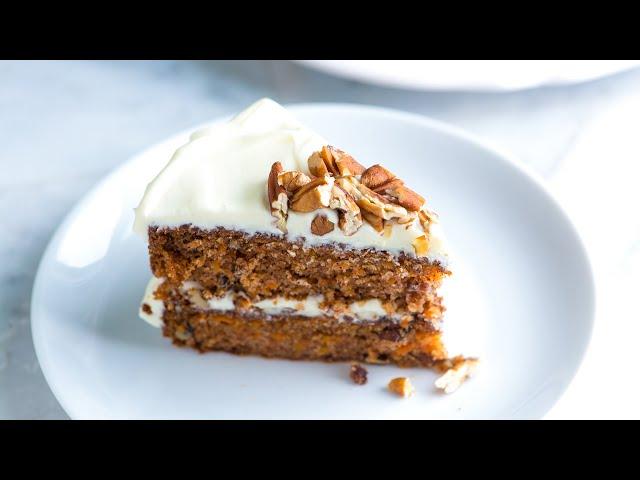 Easy Moist Carrot Cake Recipe