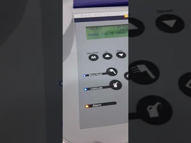 Sirona: Dac Universal txt  with Alarm in display - How to reset manually withouy using Sirona sw