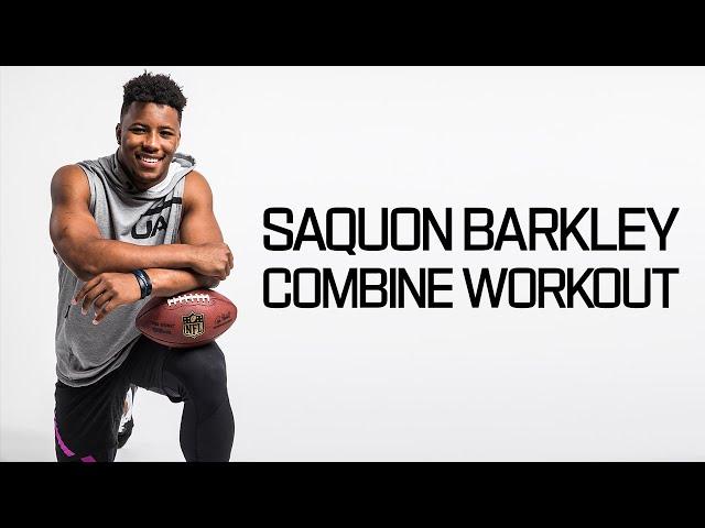 Saquon Barkley's Ridiculous Workout | 2018 NFL Combine Highlights