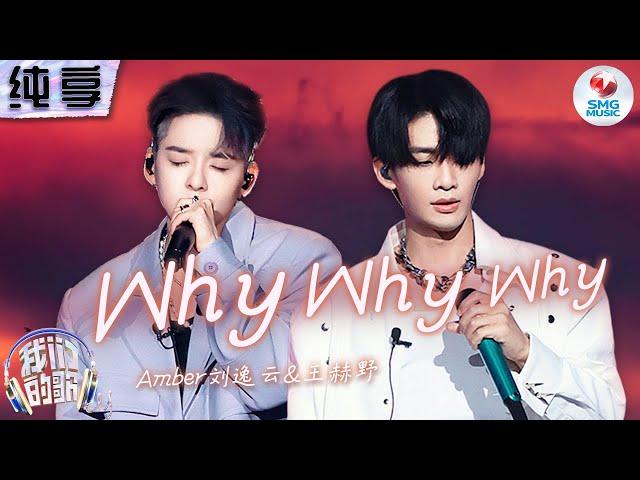 【纯享版】三厨狂喜！Amber刘逸云王赫野默契合作王嘉尔《Why Why Why》 慵懒嗓音搭配律动旋律  浪漫氛围拉满！#我们的歌第五季 Singing With Legends S5 Clip