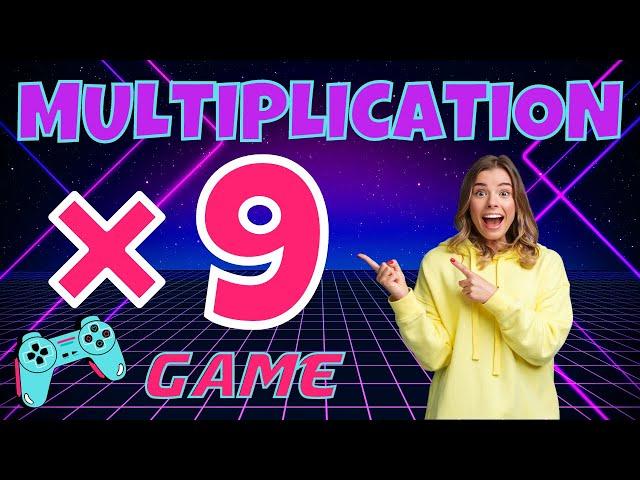 9X MULTIPLICATION GAME! BRAIN BREAK EXERCISE, MOVEMENT ACTIVITY. MATH GAME. TIMES TABLES for kids