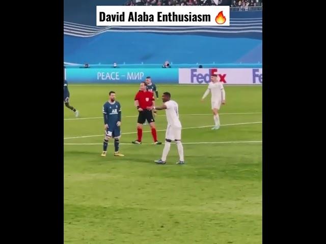 Watch David Alaba Enthusiasm vs psg | #shorts #football #realmadrid