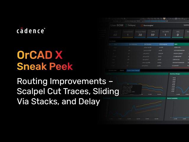 Routing Improvements – Scalpel Cut Traces, Sliding Via Stacks, and Delay | OrCAD X