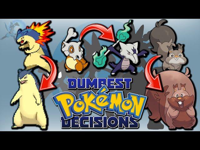 50 Dumbest Decisions Pokémon has Made