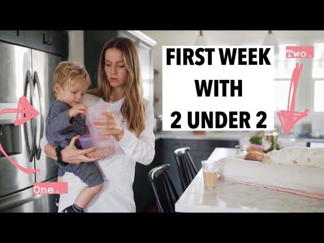 First week with 2 under 2 (What’s working + what’s not!)