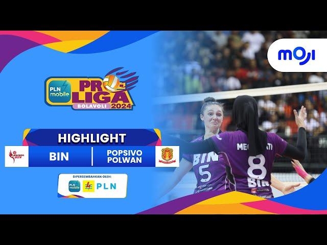 BIN VS Popsivo Polwan 3-0 | Highlight PLN Mobile Proliga 2024