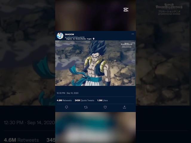  Gogeta vs Xicor | Legendary Battle of Saiyans  | Dragon Ball Super Heroes Edit