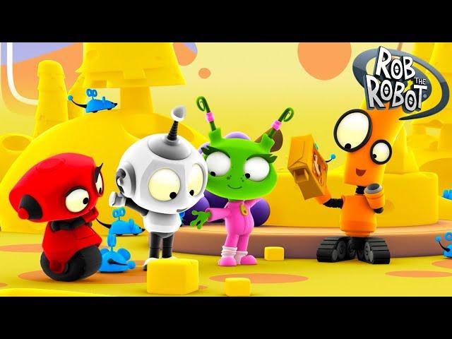 The Cheeeasiest Mission Ever | | Rob the Robot & Friends - Funny Kids TV